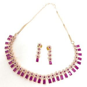 Indian kundan necklace set